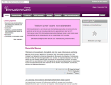 Tablet Screenshot of innovatienetwerk.be